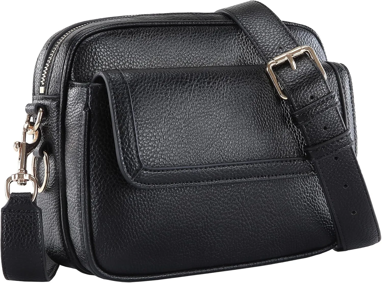 Small Crossbody Bag for Men in Sustainable Leather Versatile Cross Body, Shoulder, and Messenger Bag with Zip Top