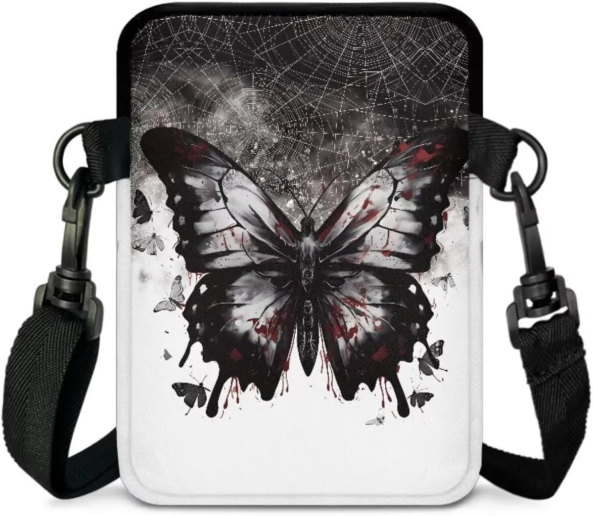 Small Crossbody Bags for Women Men, 2 Layer Messenger Sling Bag Waist Fanny Pack