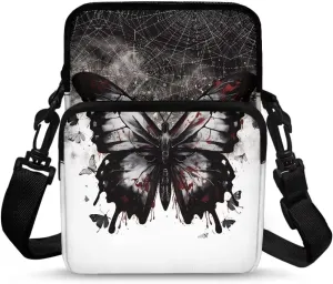 Small Crossbody Bags for Women Men, 2 Layer Messenger Sling Bag Waist Fanny Pack
