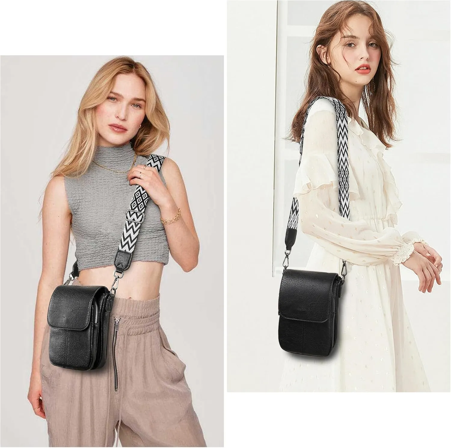 Small Crossbody Bags for Women, Small Purses for Women with Card Slots Phone Purse mit Adjustable Strap