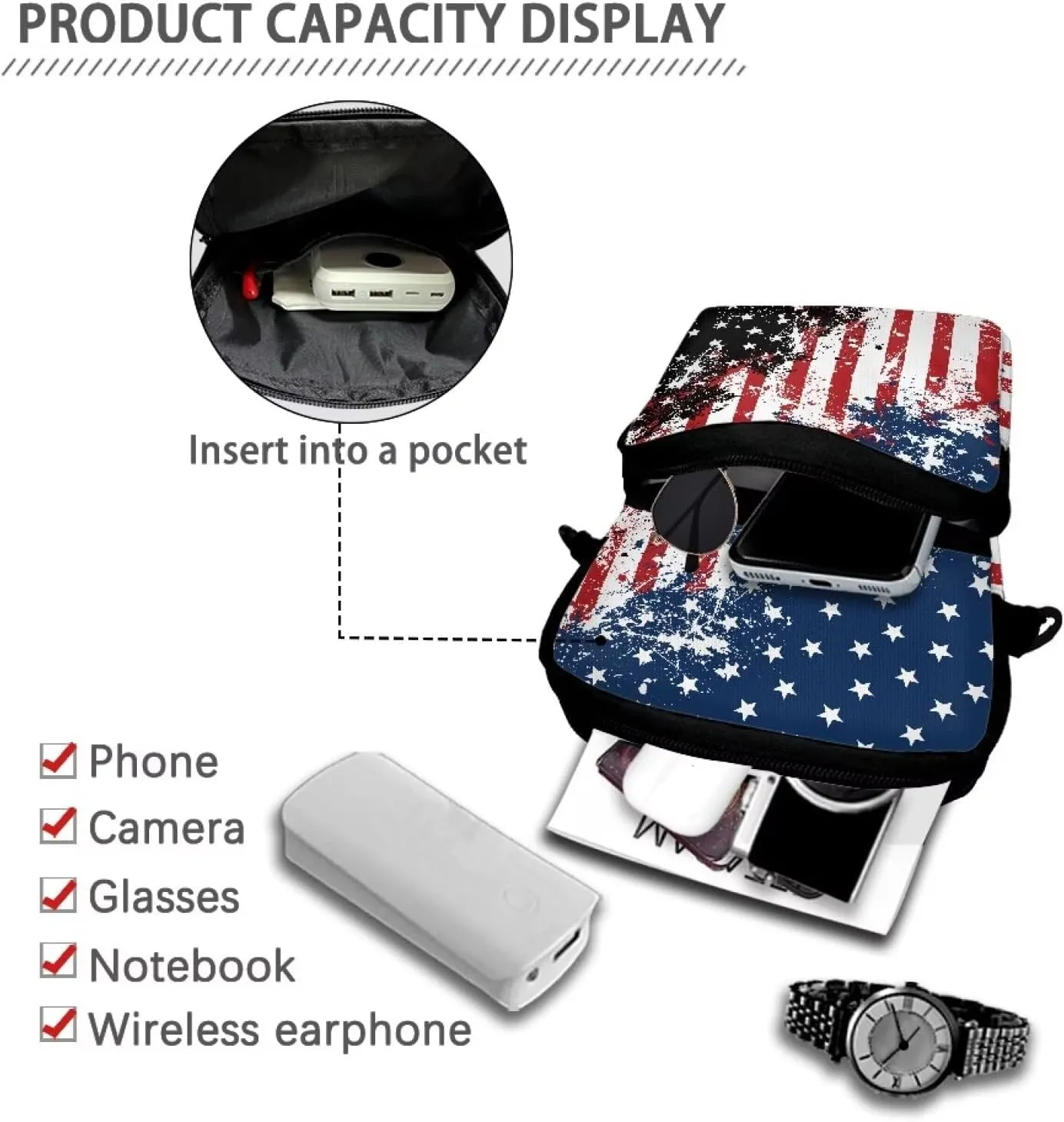Small Crossbody Bags for Women Small Sling Bag Purses Fanny Pack Wallet Bag Coin Purse Backpack Handbag