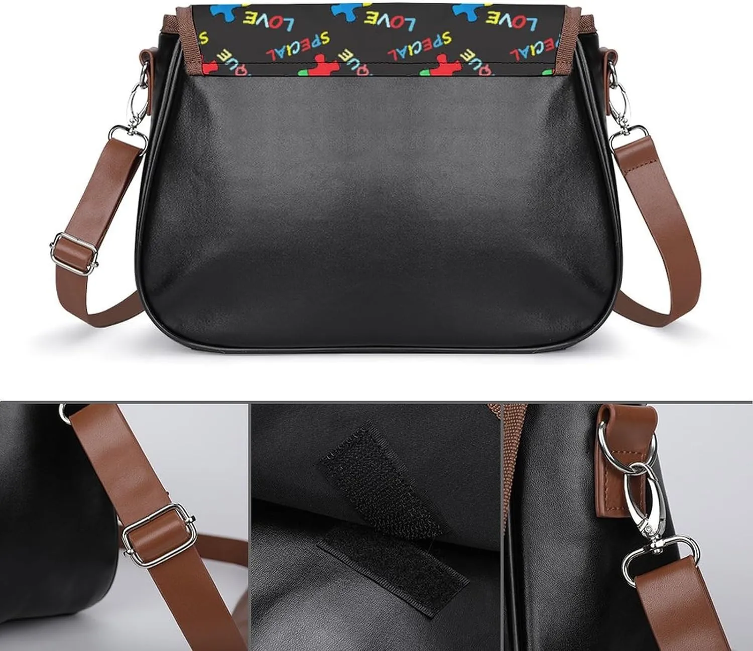 Small Leather Crossbody Purse for Women Men Ladies Handle Shoulder Bags