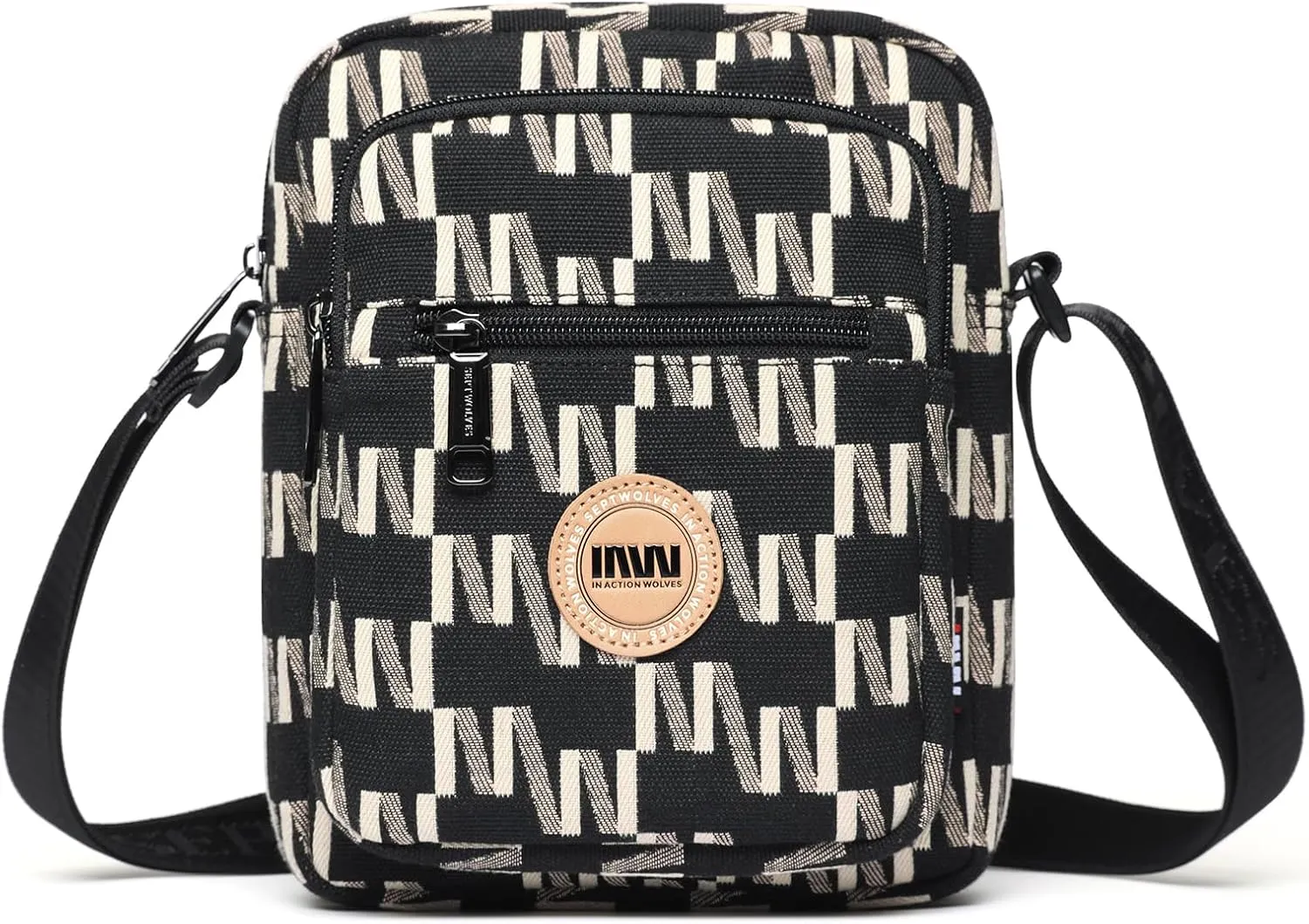 Small Messenger Bag for men - Crossbody Bag Mens Shoulder Bag Canvas Purse for Business Office Work Travel