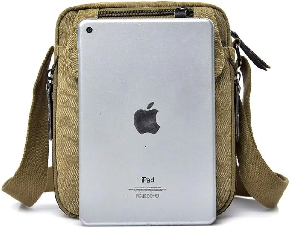 Small Shoulder Bags Canvas Travel Purse Casual Messenger Bag Mens Womens Mini Crossbody Purse