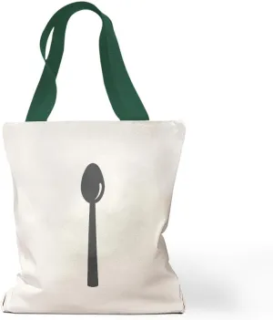 Speedy Pros Canvas Tote Bag for Women Spoon Home Kitchen Housewarming Beach Bags for Women