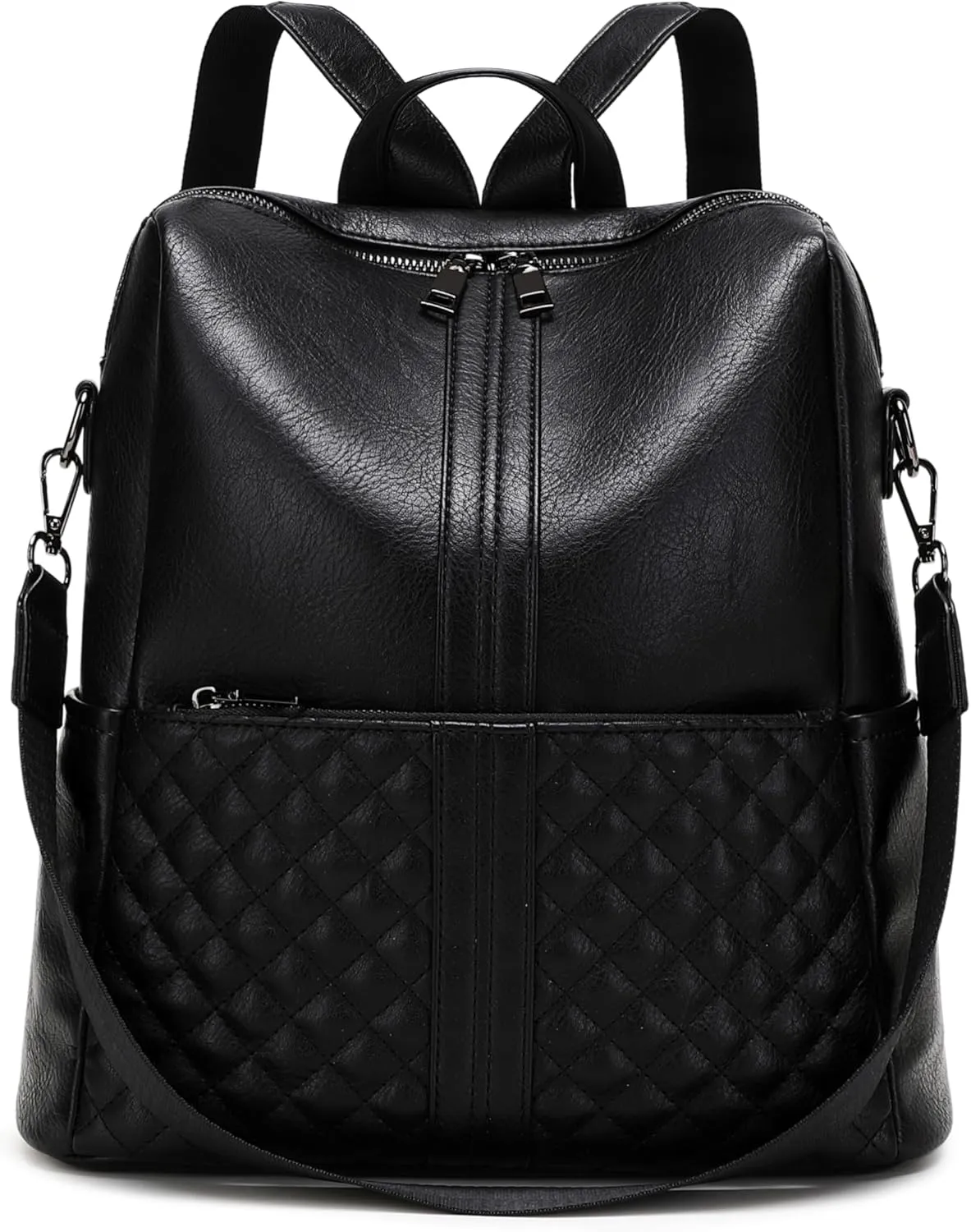 sqlp Daily Use Backpack Purse for Women Vegan Leather Travel Back Pack Fashion Multipurpose Design Shoulder Bags Handbag