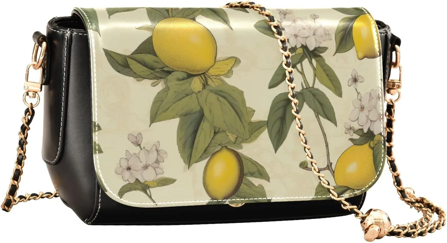 Starry Night with Sand and Moon Pu Leather Shoulder Bag for Women, Shoulder Bags for Women, Leather Shoulder Bags