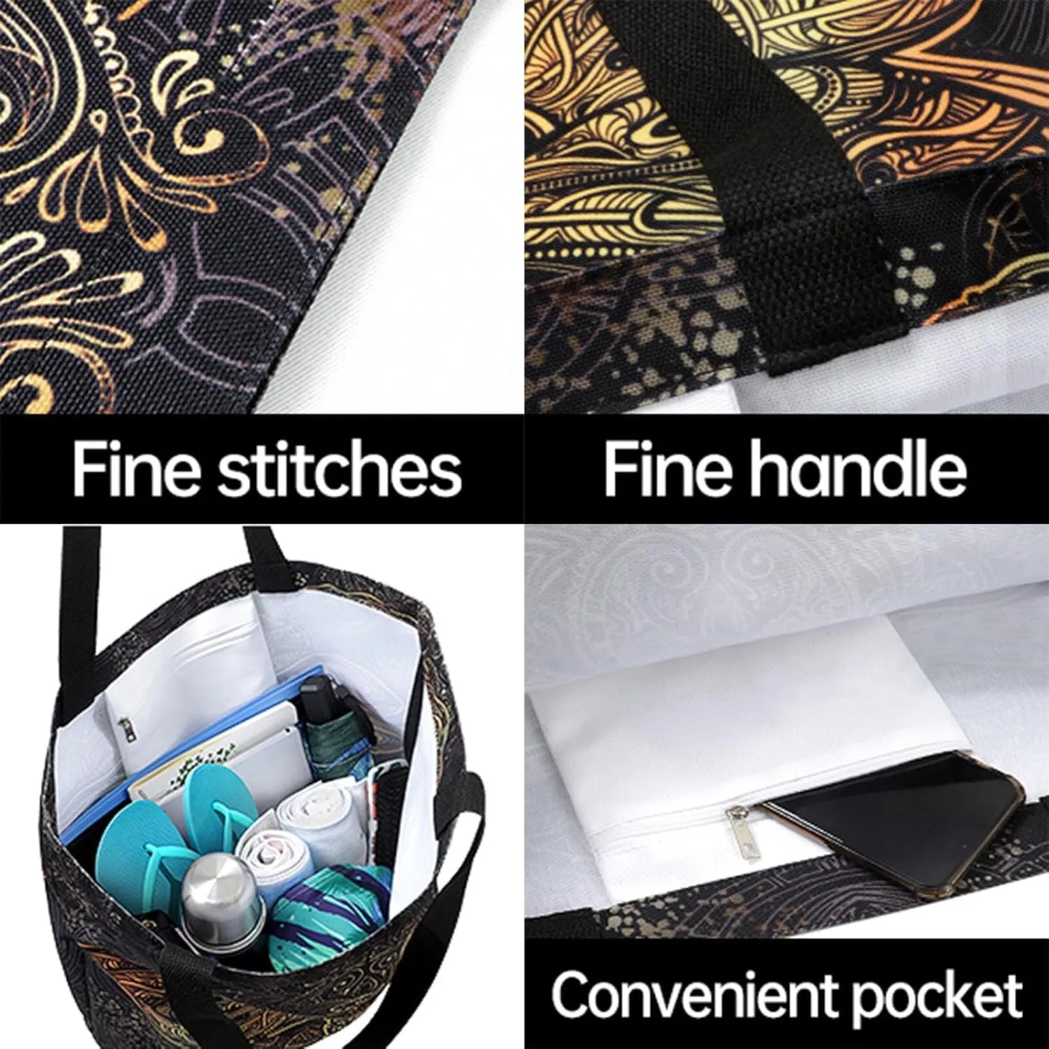 Stylish Extra Large Shoulder Grocery Tote Bag, Angry Bats and Cat Eyes in Spider Web Halloween Canvas Daily Handle Bag for Gym Yoga Weekender Beach Travel Picnic Kitchen Reusable Market Shopping