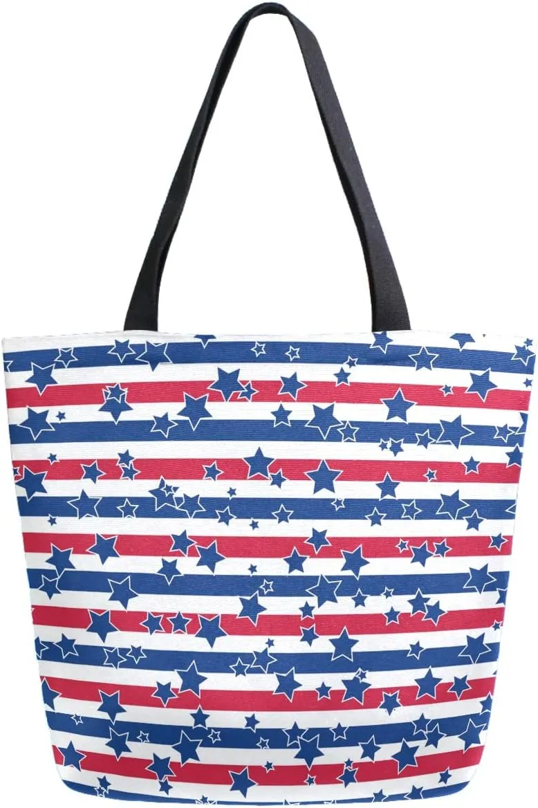 Stylish Print Extra Large Shoulder Tote Bag for Beach Travel Weekender Gym Grocery Shopping…