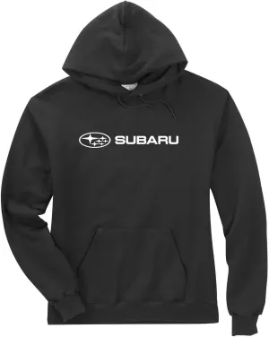 Subaru Logo Black Basic Pullover Forester Impreza WRX STI Ascent Outback Legacy Crosstrek Brz Hoodie NEW SWEATSHIRT (XXL)