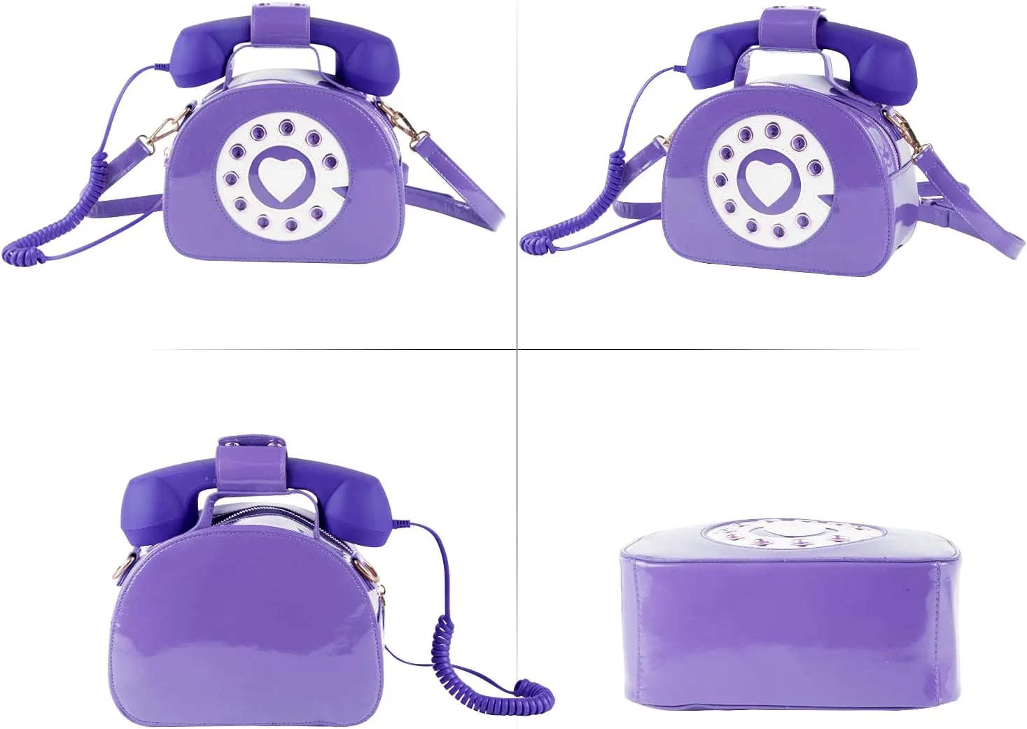 SUKUTU Telephone Shaped Purse Shoulder Crossbody Tote Bags Women Retro Phone Top-Handle Handbags for Girls