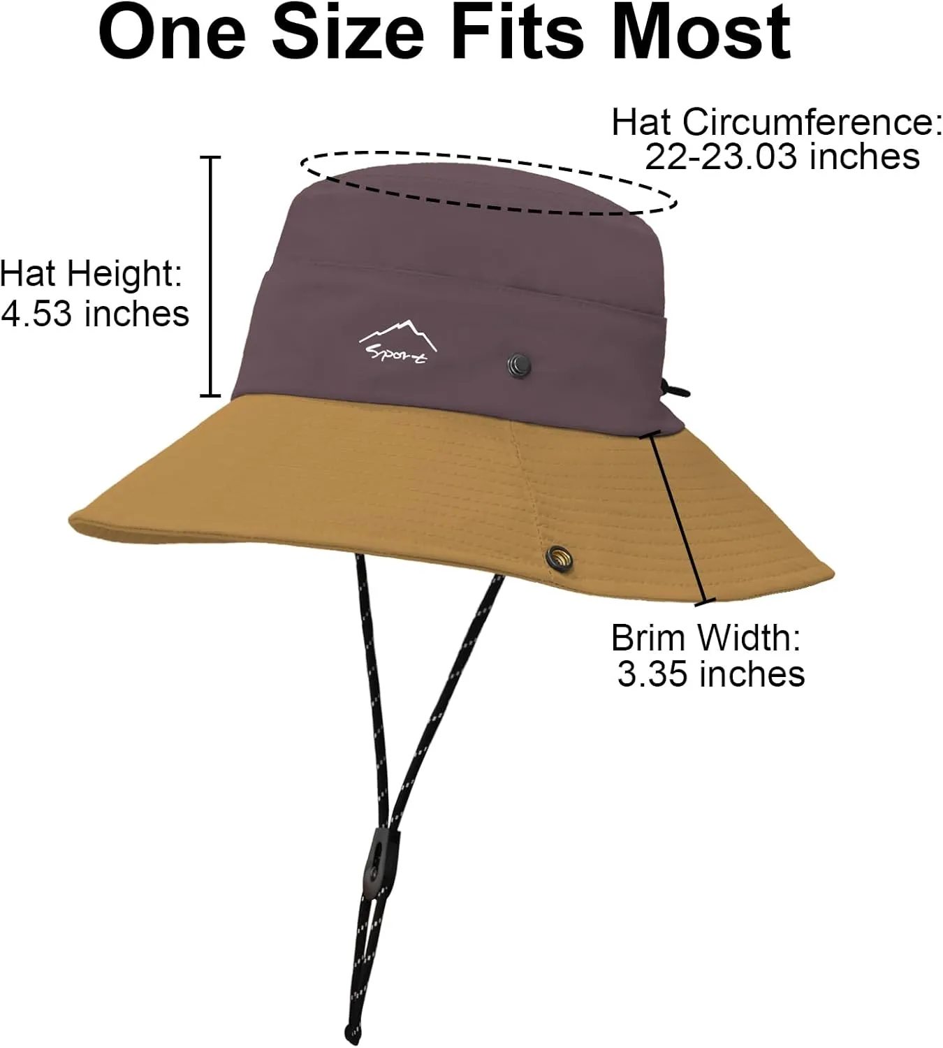 Sun Hats for Women UV Protection Fishing Hat Wide Brim Safari Hats 2 in 1 Zip-Off Sun Visor Hats UPF 50 
