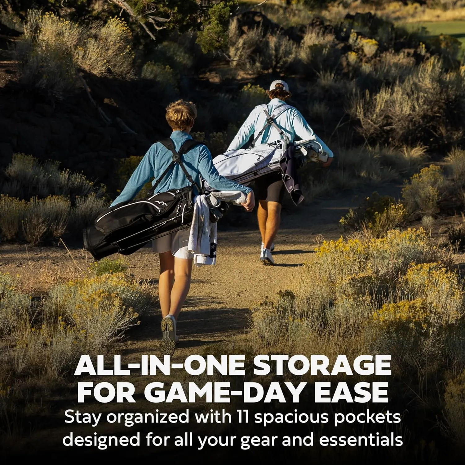 Sun Mountain 2025 Eclipse 3.5 4 Way Golf Stand Bag - Durable Golf Bag with Eleven Pockets for Ample Storage - Features an Ergonomic X-Fit Dual Strap System and a Matching Rain Hood