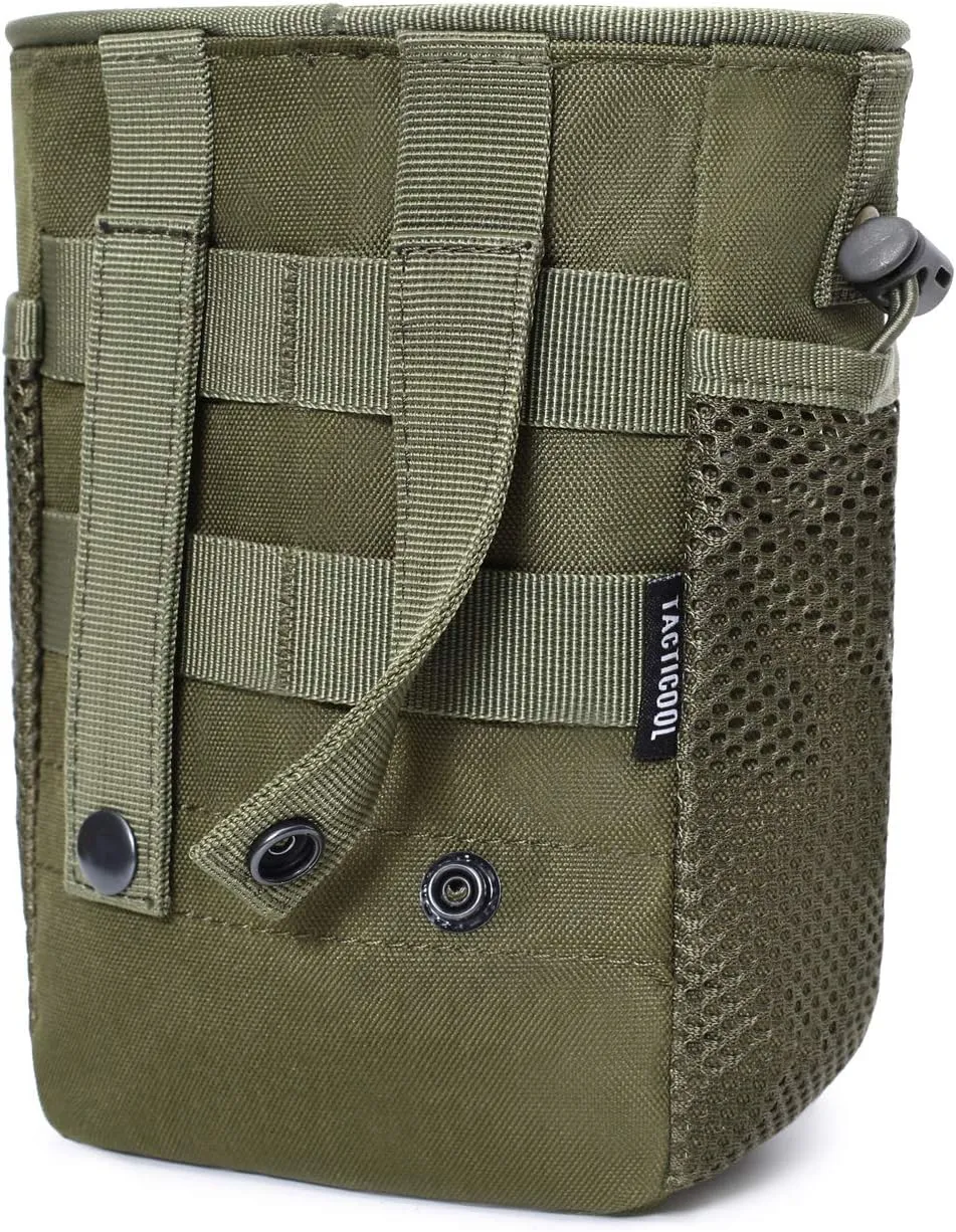 Tactical Molle Dump Pouch Drawstring Magazine Dump Bag Military Utility Belt Ammo Pouch