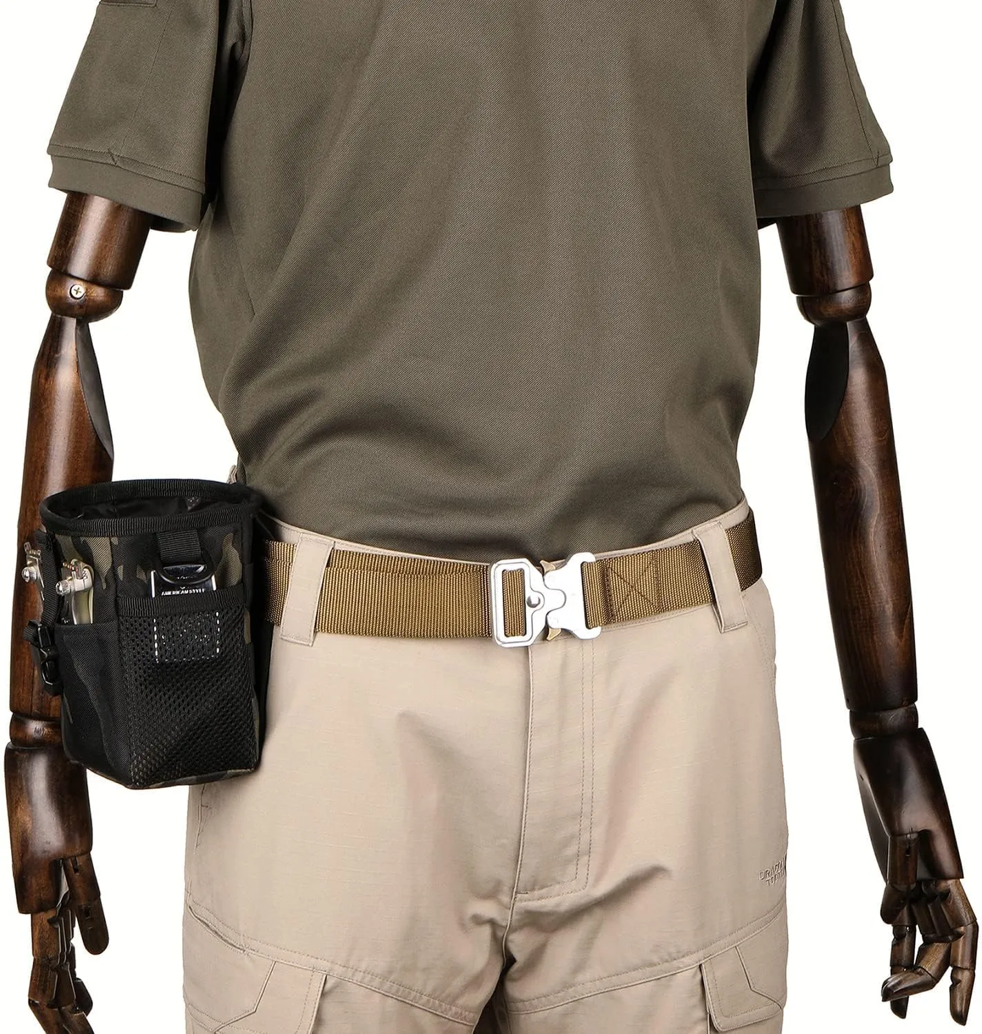 Tactical Molle Dump Pouch Roll-Up Drawstring Magazine Utility Pouch Folding Dump Bag Military Belt Ammo pouch