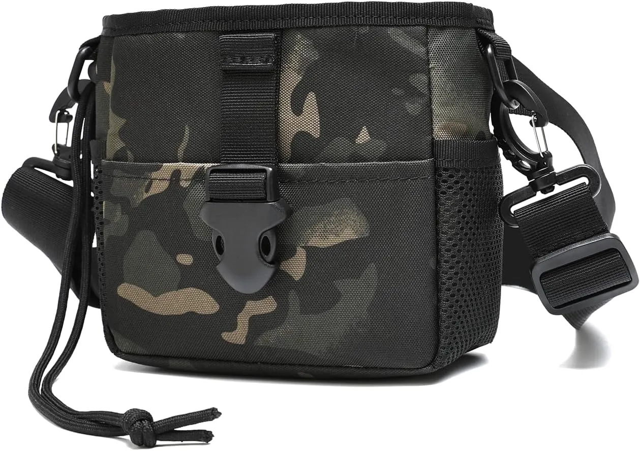 Tactical Molle Dump Pouch Roll-Up Drawstring Magazine Utility Pouch Folding Dump Bag Military Belt Ammo pouch
