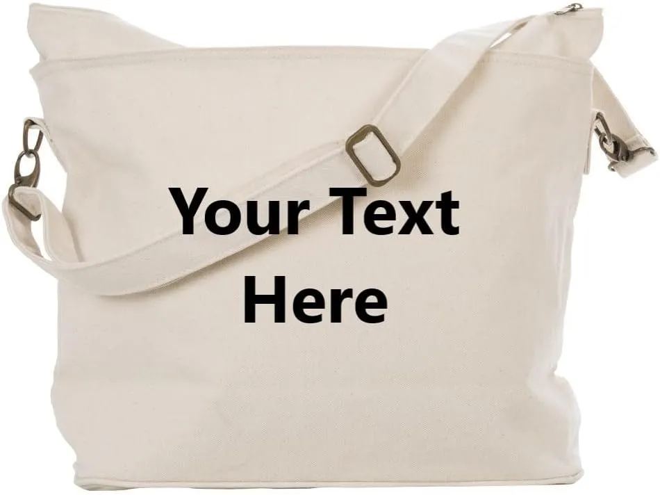 Tag&Crew Urban Shoulder Unisex Travel Tote Canvas Messenger Cross Body Bag for Office School College