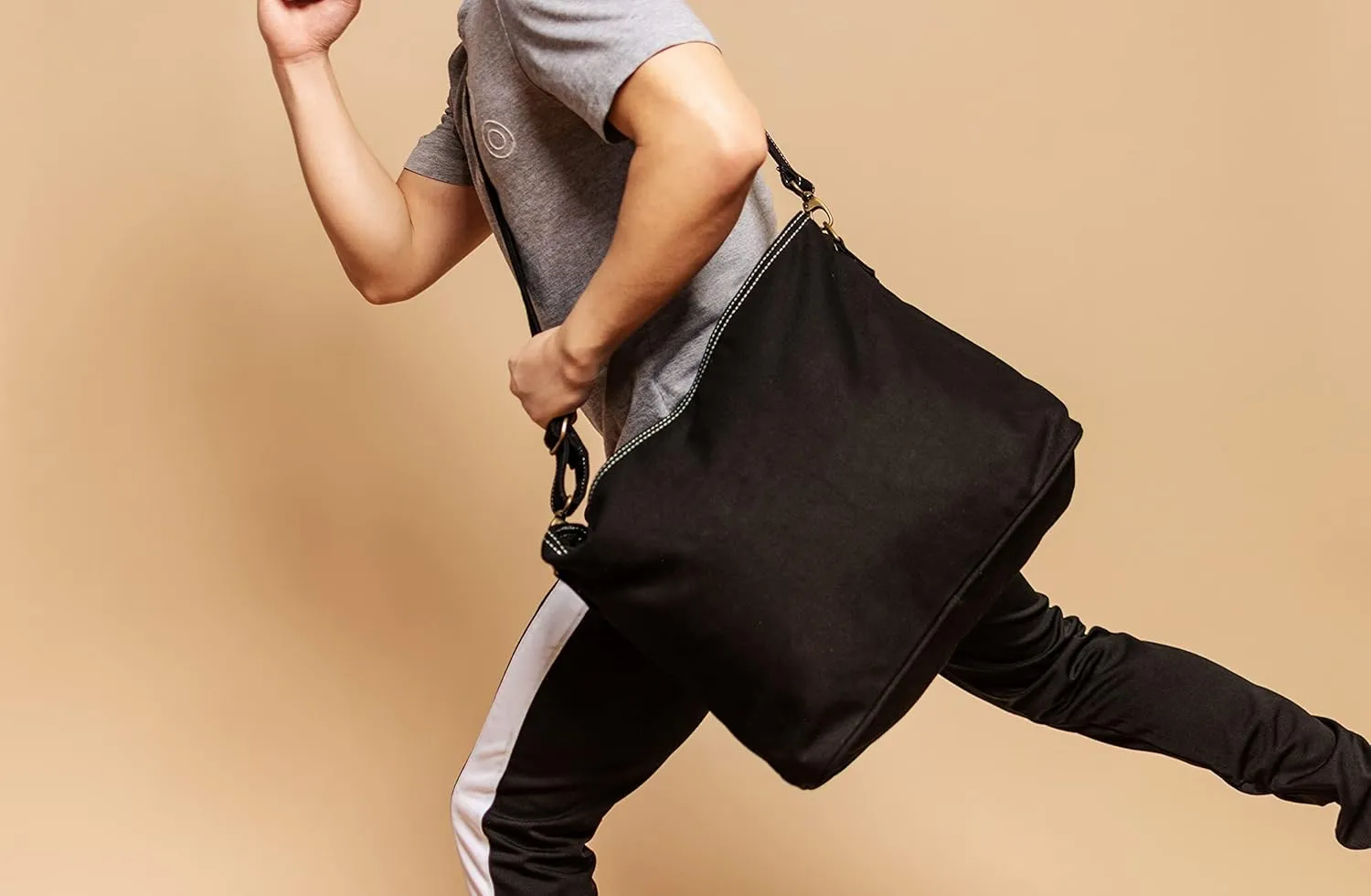 Tag&Crew Urban Shoulder Unisex Travel Tote Canvas Messenger Cross Body Bag for Office School College