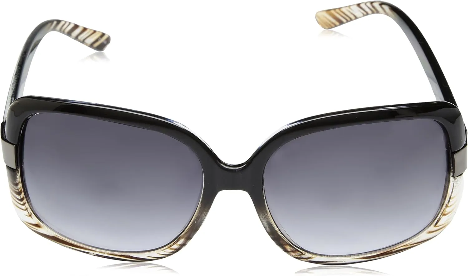 TAHARI Women's Th124 Oversized 100% Uv400 Protective Rectangular Sunglasses. Elegant Gifts for Her, 58 Mm