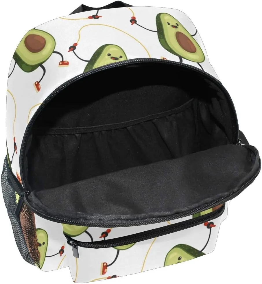 Tarity Cute Avocado Toddler Backpack Kids Preschool Nursery Kindergarten School Bag Children Travel Bag Bookbags Daypack For Boys Girls