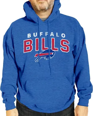 Team Fan Apparel NFL Adult Unisex Starting Fresh Ultra Soft Fleece Hooded Sweatshirt, Heathered Football Hoodie