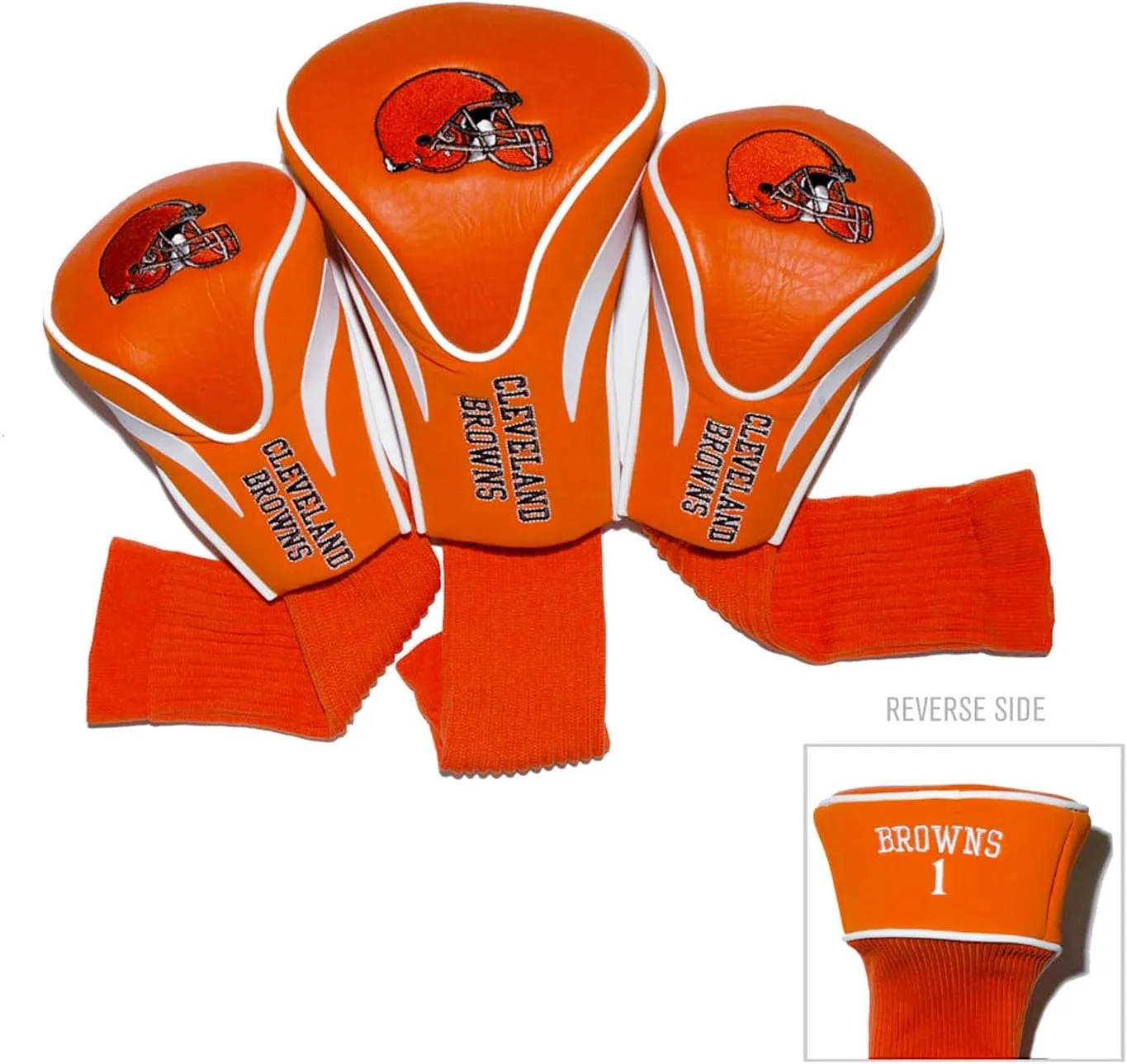 Team Golf NFL Numbered 1, 3, & X, Fits Oversized Drivers, Utility, Rescue & Fairway Clubs, Velour Lined for Extra Club Protection