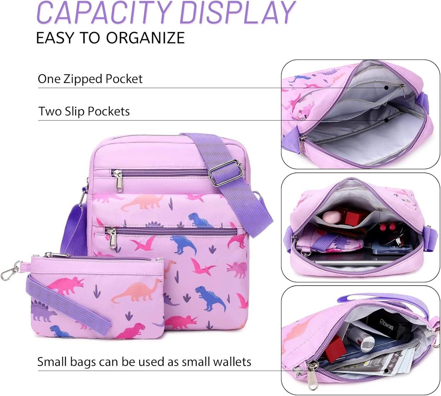 Teen Girls Crossbody Purse Bag for Kids girls 8-9, 9-10, 10-12
