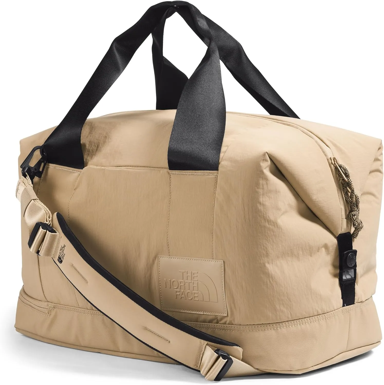 THE NORTH FACE Women's Never Stop Weekender Duffel, Kelp Tan/TNF Black, One Size