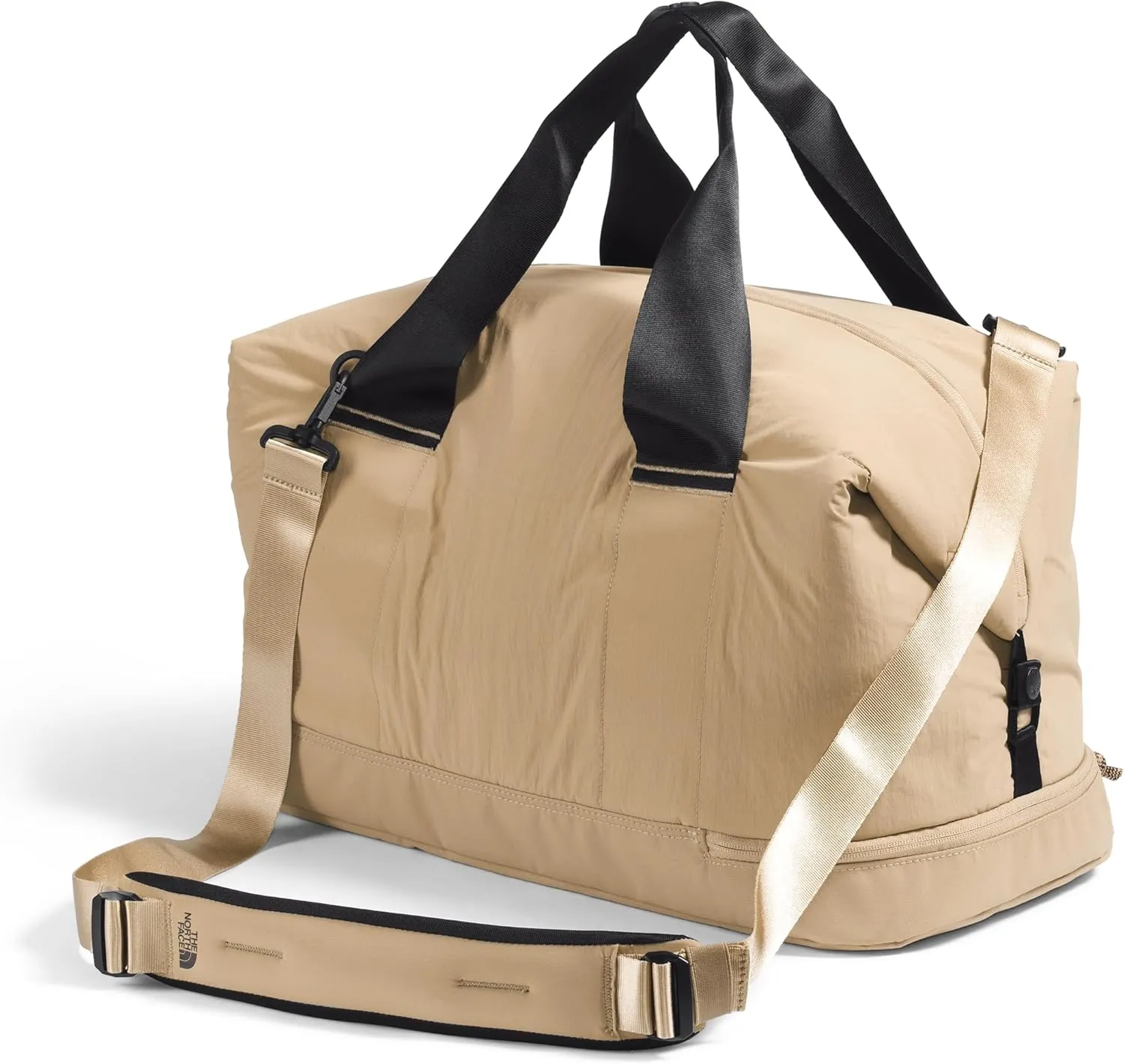 THE NORTH FACE Women's Never Stop Weekender Duffel, Kelp Tan/TNF Black, One Size
