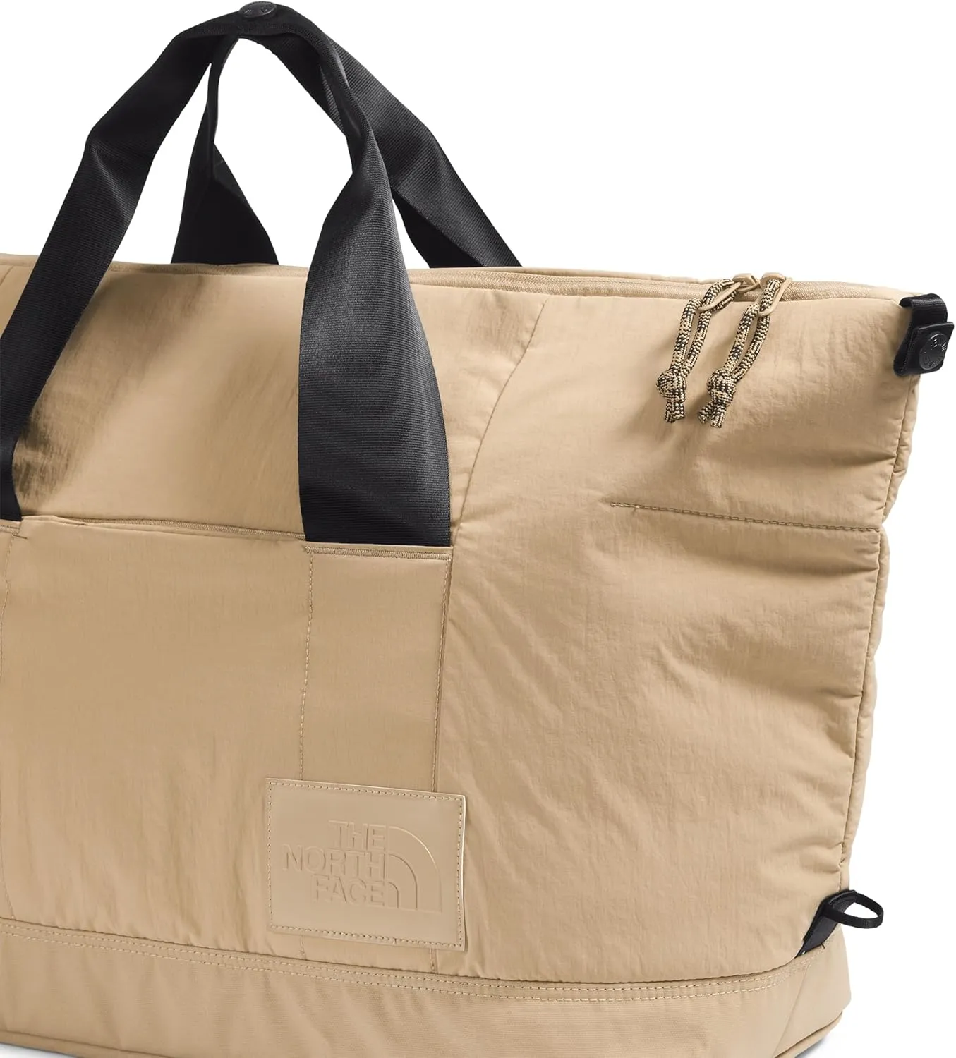 THE NORTH FACE Women's Never Stop Weekender Duffel, Kelp Tan/TNF Black, One Size
