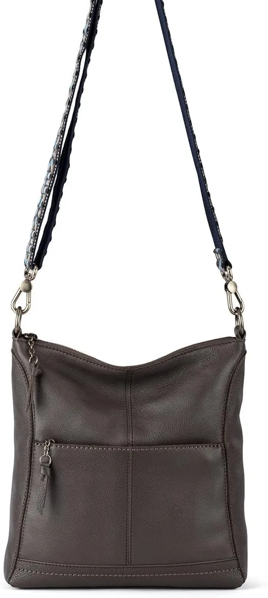 The Sak Lucia Crossbody Bag in Leather, Convertible Purse with Adjustable Strap
