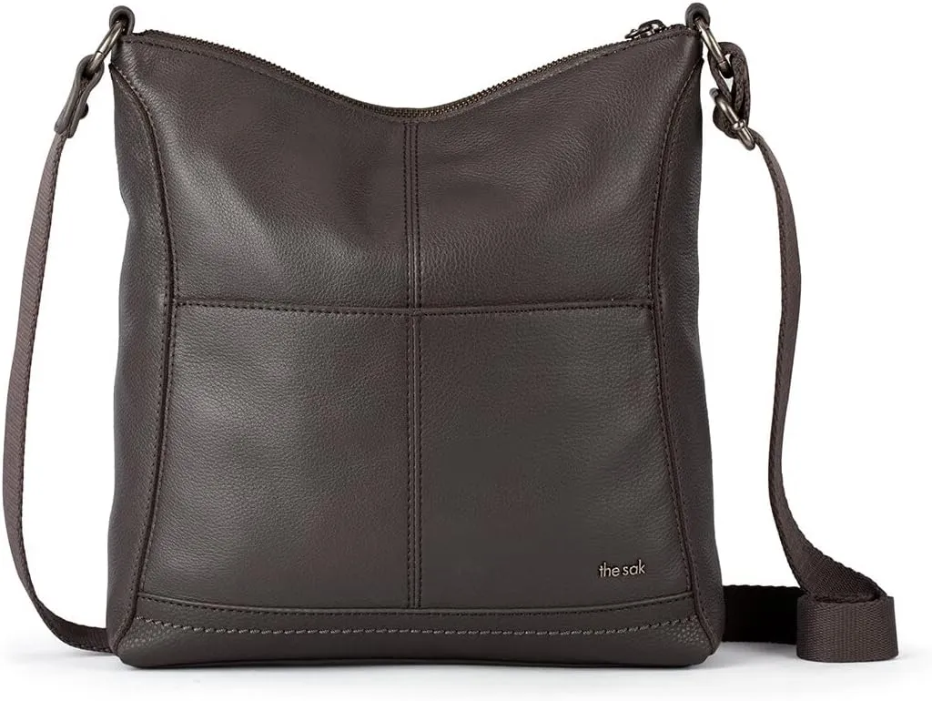 The Sak Lucia Crossbody Bag in Leather, Convertible Purse with Adjustable Strap