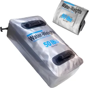 Tidal Wake Low Profile Water-Weights Boat Ballast Bag - Portable, No Pump Needed, Dip & Zip to Hold 50 Pounds of Water for Wakesurfing and Wakeboarding
