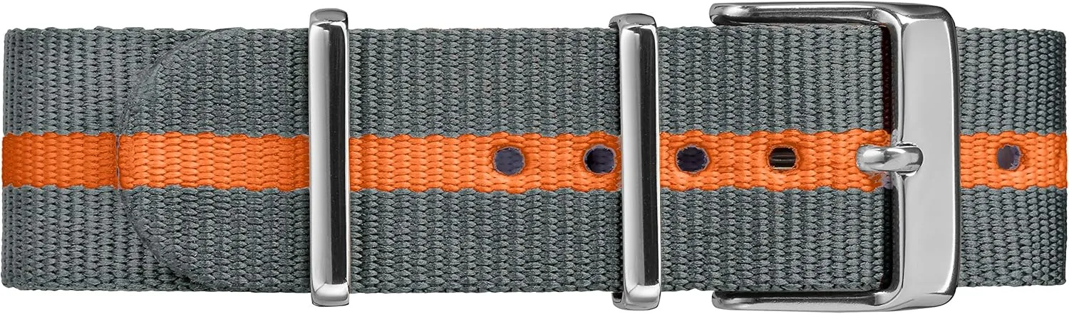 Timex Weekender 38mm Unisex Analog Watch | INDIGLO Backlight | Adjustable Durable Nylon Fabric Slip Through Strap | 24 Hour Time