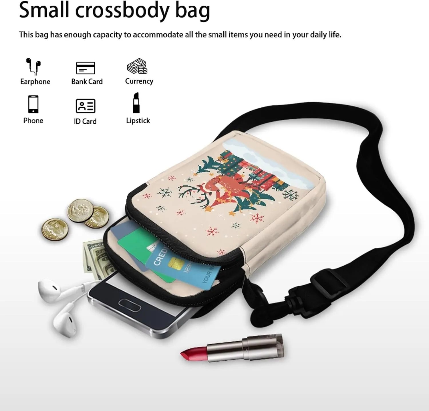 Toddler Crossbody Bag Kids Messenger Bag Over Shoulder Purse