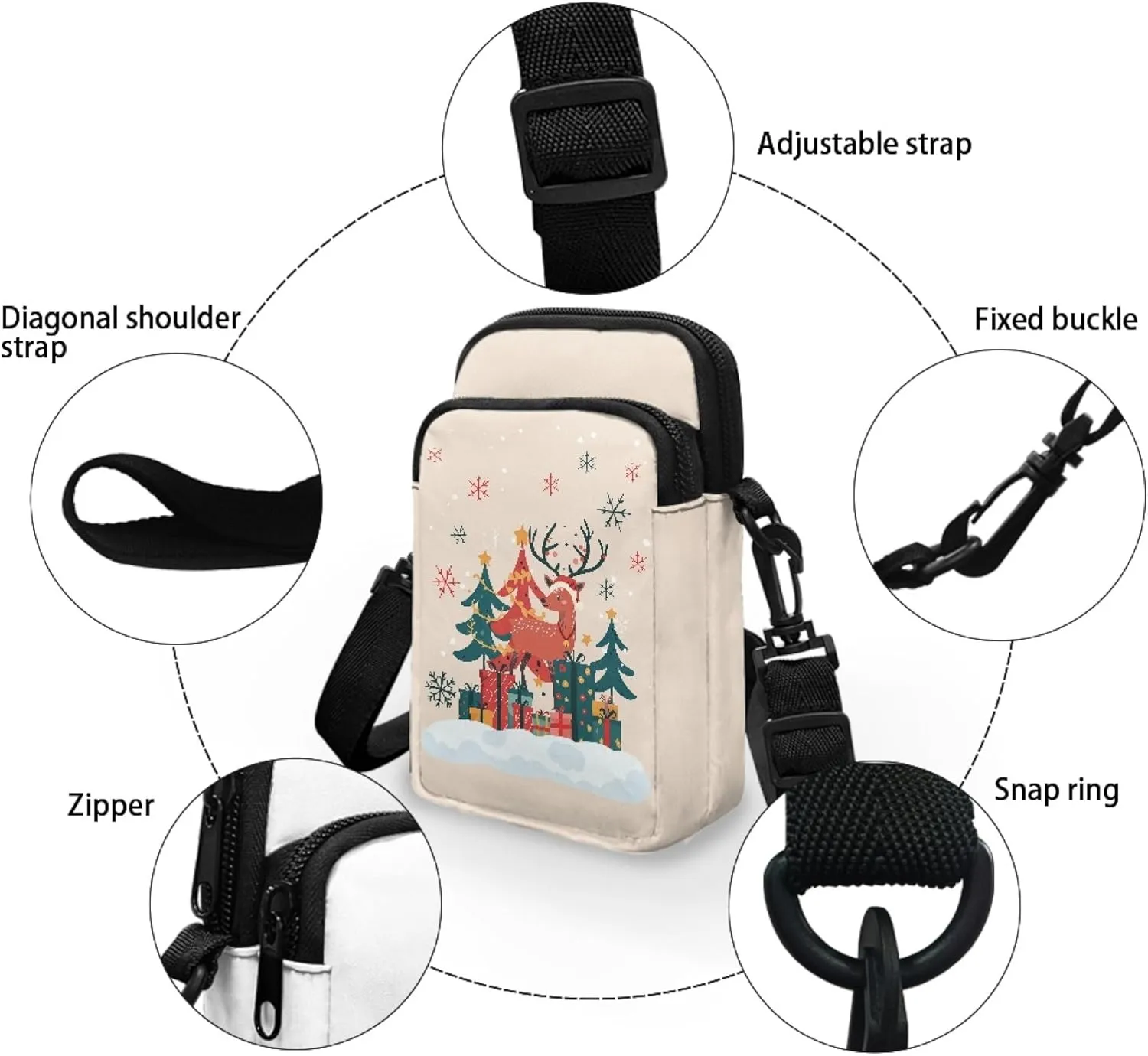 Toddler Crossbody Bag Kids Messenger Bag Over Shoulder Purse