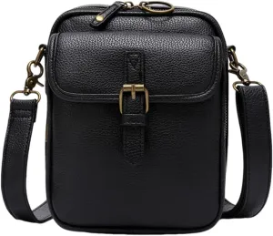 Tojoyride Crossbody Bag, Urvashi Crossbody Bag, Vegan Leather Vintage Anti-Theft Messenger Messenger, Large Capacity