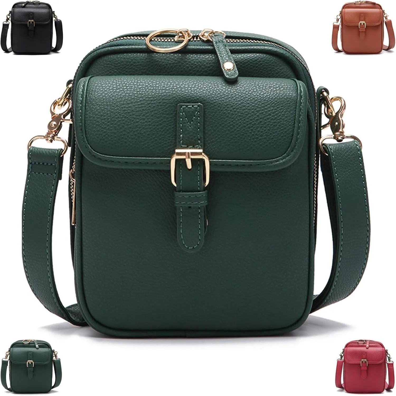 Tojoyride Crossbody Bag, Urvashi Crossbody Bag, Vintage Anti Theft Purse Messenger Shoulder Bags Built In Wallet