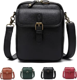 Tojoyride Crossbody Bag, Urvashi Crossbody Bag, Vintage Anti Theft Shoulder Purse, with 10 Card Slots