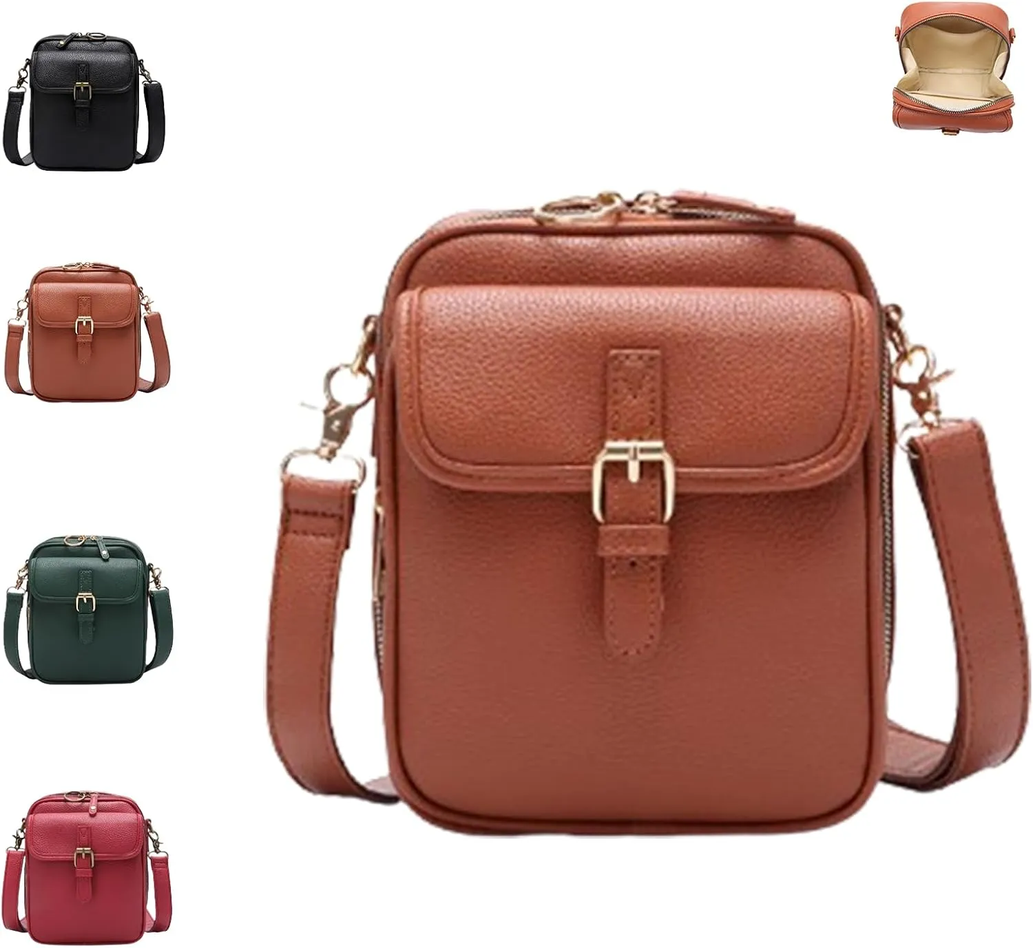 Tojoyride Crossbody Bag, Urvashi Crossbody Bag, Vintage Purse Messenger Shoulder Bags, With Card Slots Anti-Theft