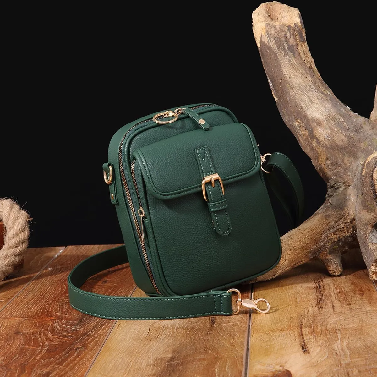 Tojoyride Crossbody Bag, Urvashi Crossbody Leather Bag, Vintage Anti Theft Purse Messenger Shoulder Bags