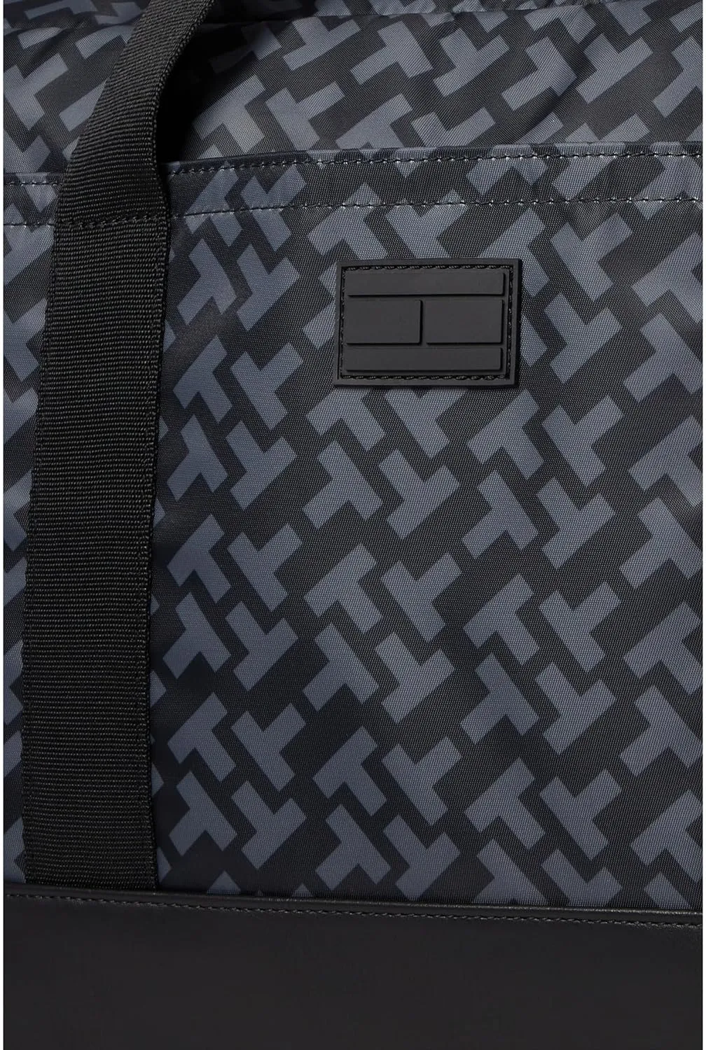 Tommy Hilfiger Kayna II Convertible Weekender TH Bias Smooth Nylon Black Tonal One Size