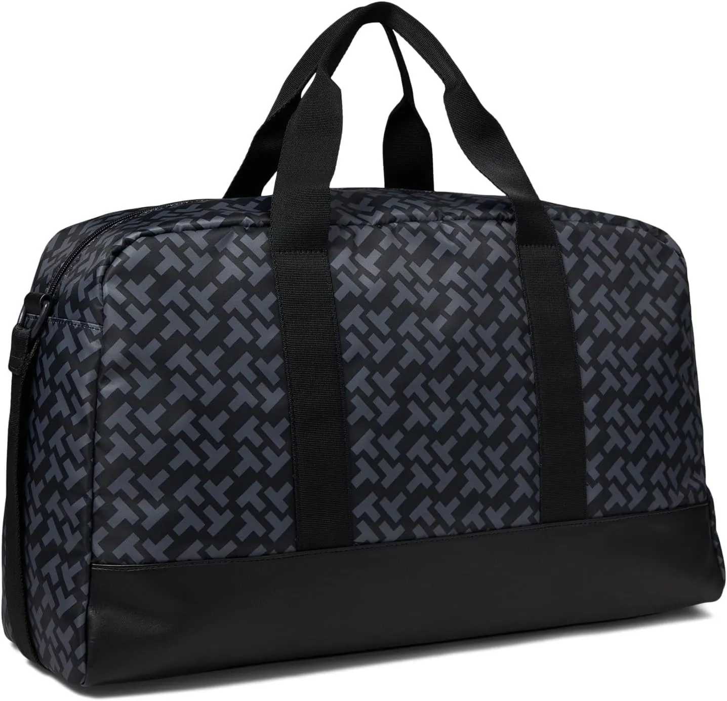 Tommy Hilfiger Kayna II Convertible Weekender TH Bias Smooth Nylon Black Tonal One Size