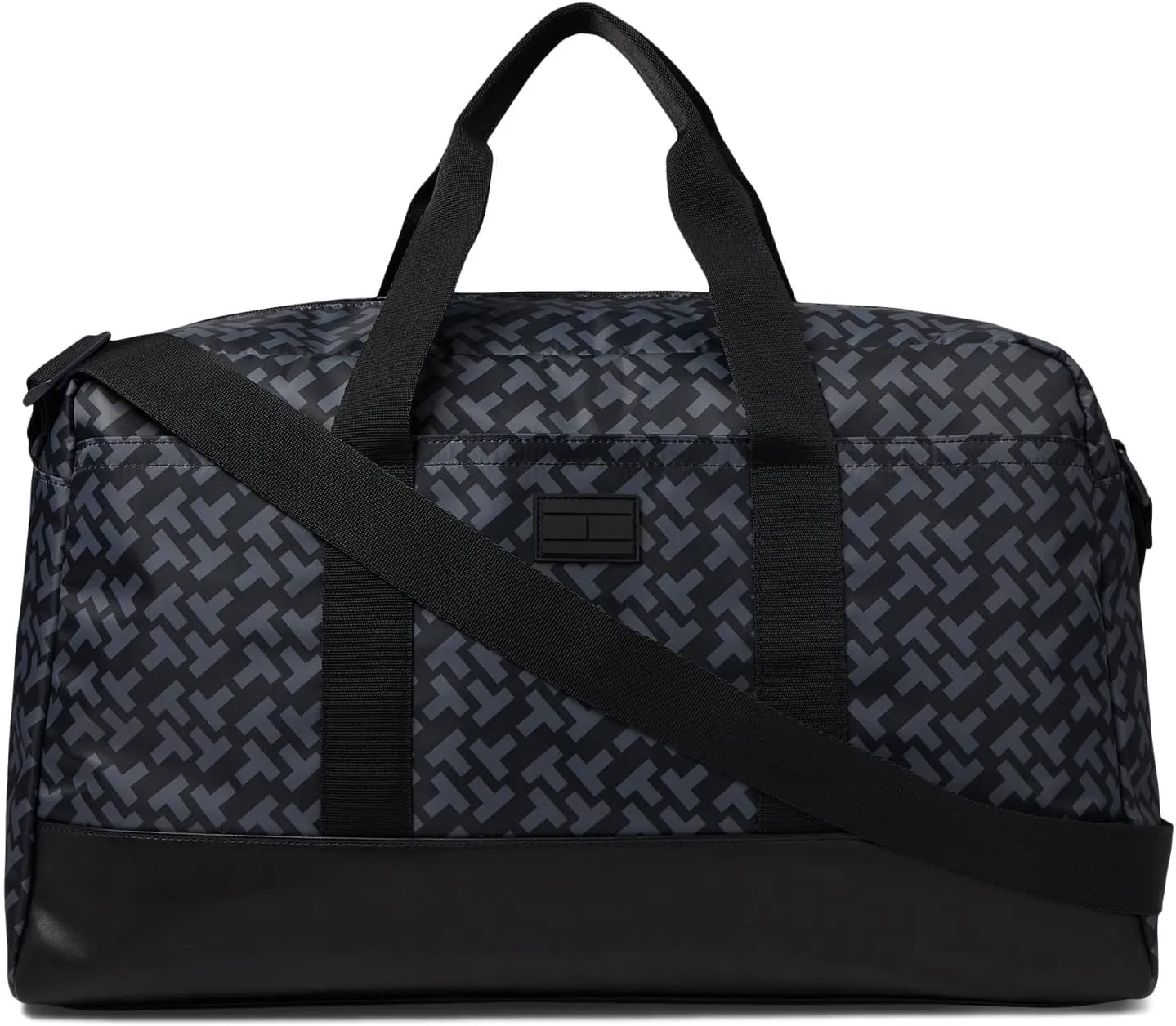 Tommy Hilfiger Kayna II Convertible Weekender TH Bias Smooth Nylon Black Tonal One Size