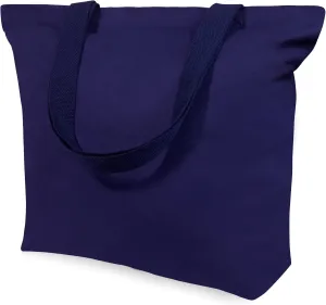 TOPDesign 2-Pack Canvas Tote Bags with Magnetic Snap, Reusable Grocery Shopping Bags, DIY Your Creative Designs
