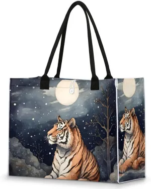 Tote Bag for Women Reusable Canvas Shoulder Bag