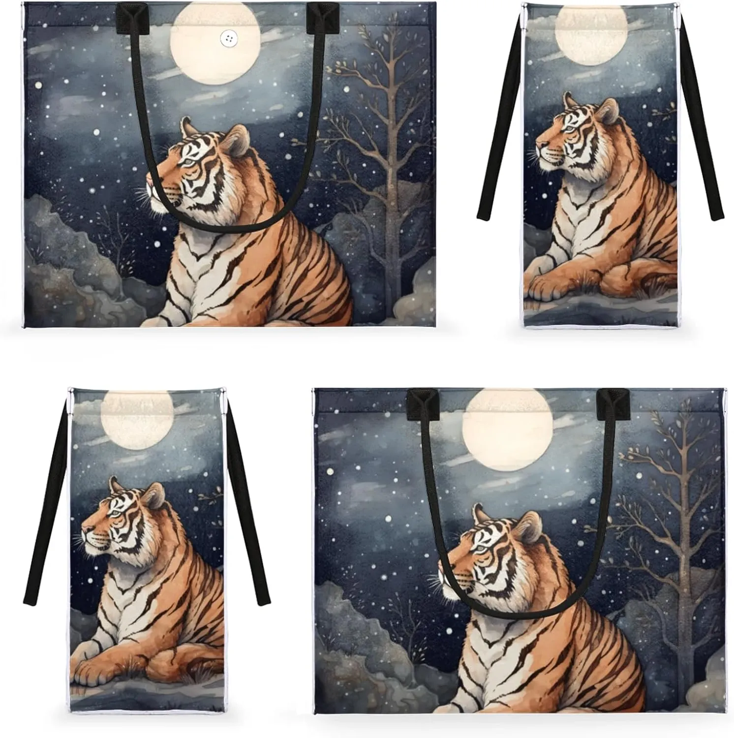 Tote Bag for Women Reusable Canvas Shoulder Bag