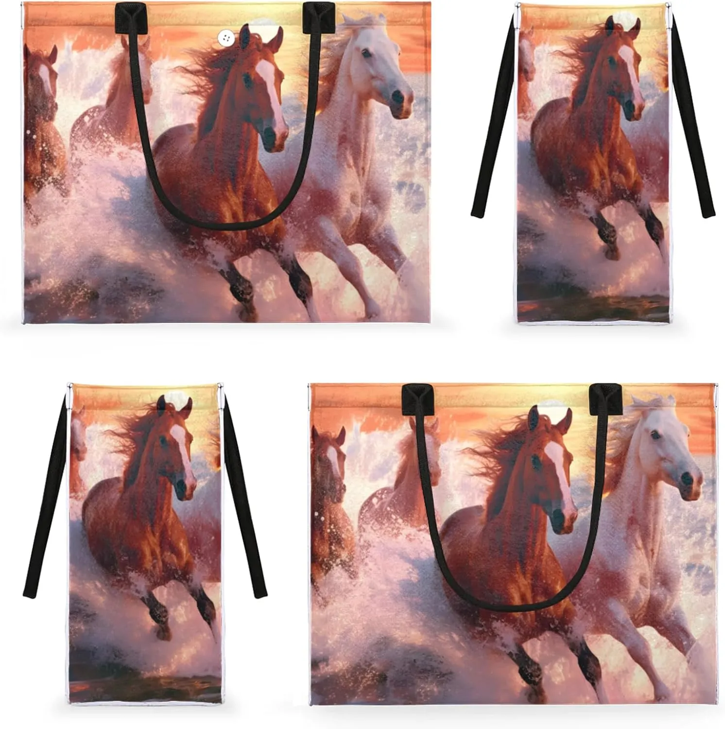Tote Bag for Women Reusable Canvas Shoulder Bag