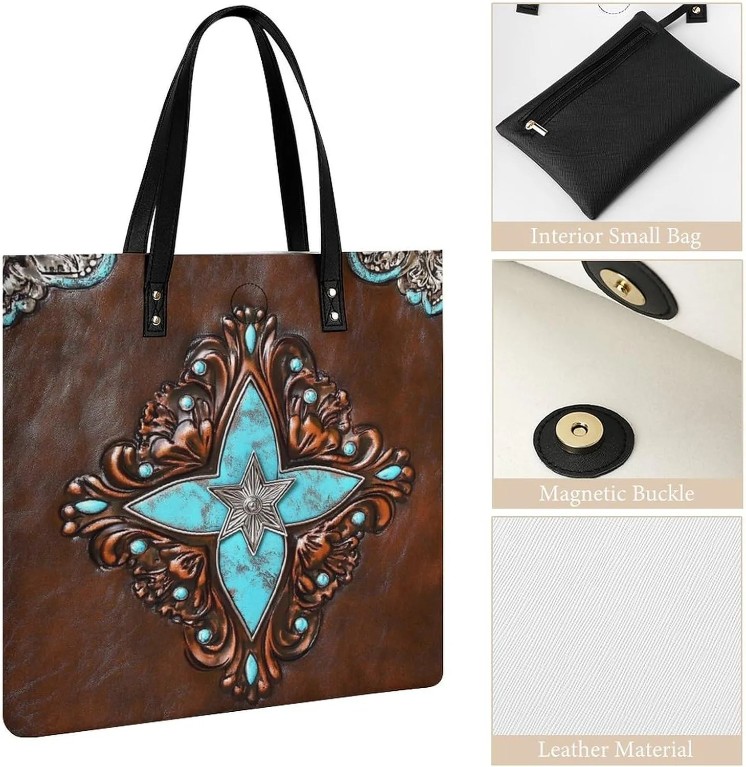 Tote Bags Pu Leather Purses and Handbags for Women Ladies Shoulder Bags