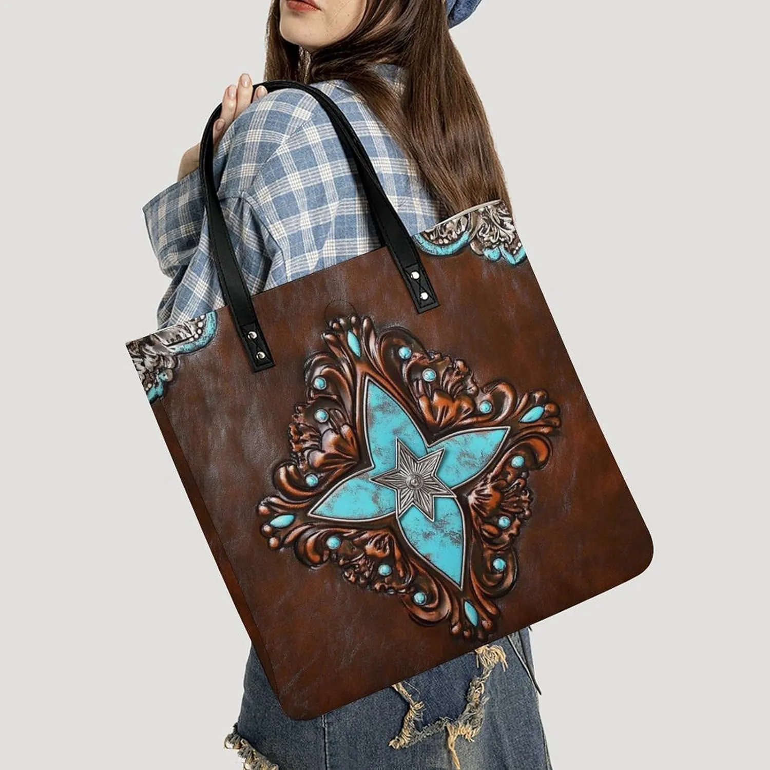 Tote Bags Pu Leather Purses and Handbags for Women Ladies Shoulder Bags